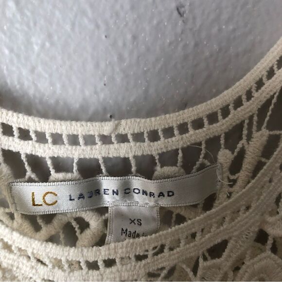 LC Lauren Conrad lace dress bathing suit cover up size XS - Picture 6 of 6